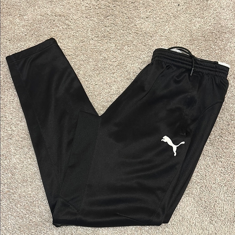 Puma Jet Black Athletic Joggers